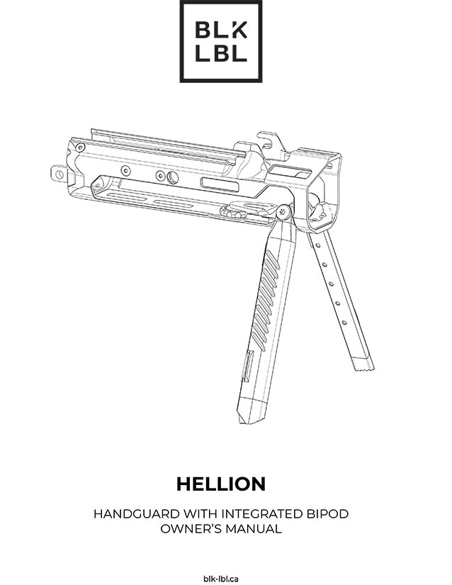 Hellion Bipod Owners Manual
