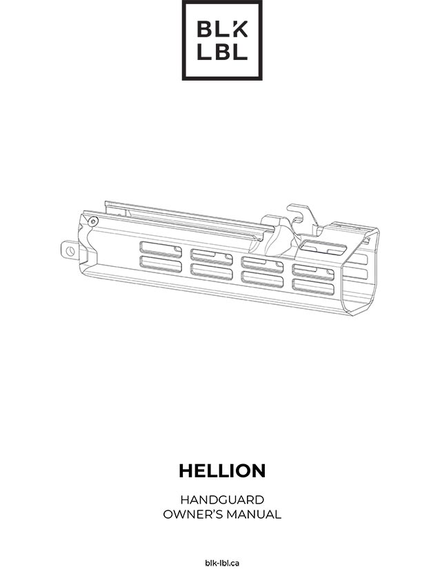Hellion Handguard Owners Manual