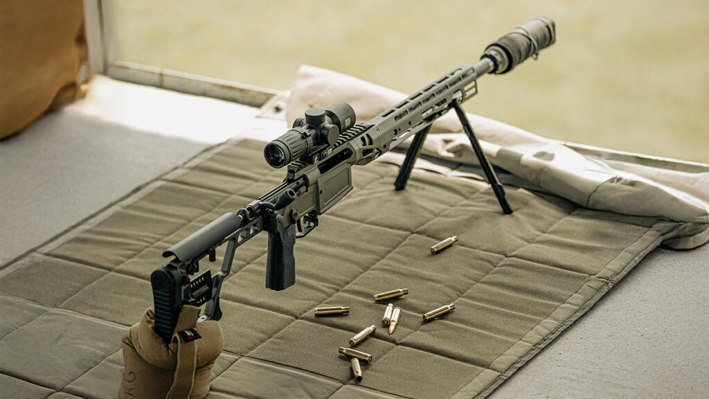 Installing the BLK LBL SIG Cross Bipod